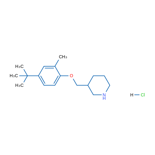 3-((4-(tert-Butyl)-2-methylphenoxy)methyl)piperidine hydrochloride 5g