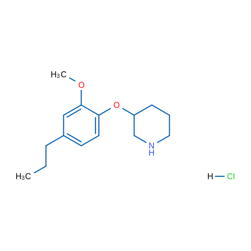 3-(2-Methoxy-4-propylphenoxy)piperidine hydrochloride 5g
