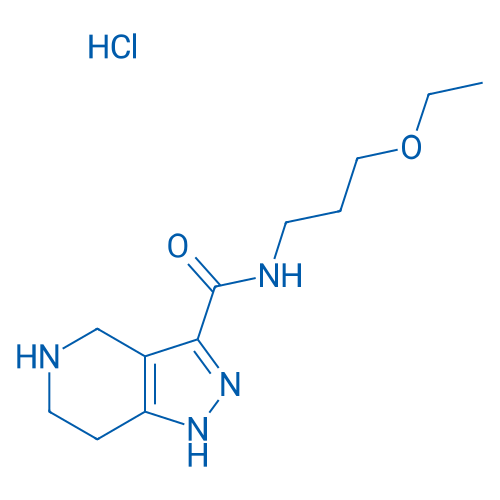 N-(3-Ethoxypropyl)-4,5,6,7-tetrahydro-1H-pyrazolo[4,3-c]pyridine-3-carboxamide hydrochloride 5g