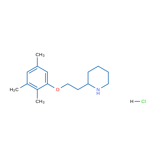 2-(2-(2,3,5-Trimethylphenoxy)ethyl)piperidine hydrochloride 1g