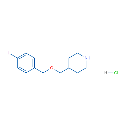 4-(((4-Iodobenzyl)oxy)methyl)piperidine hydrochloride 5g