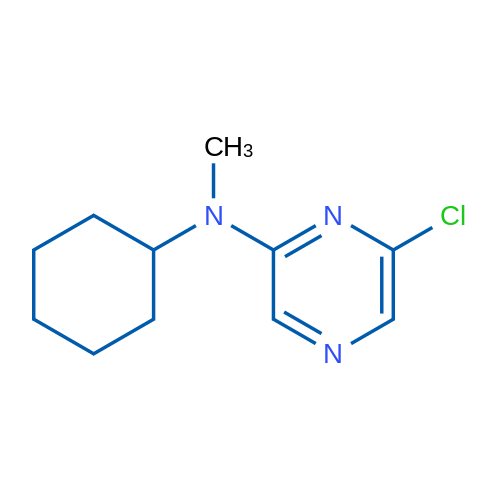6-Chloro-N-cyclohexyl-N-methylpyrazin-2-amine 1g