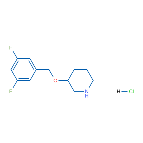 3-((3,5-Difluorobenzyl)oxy)piperidine hydrochloride 5g