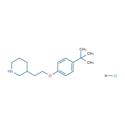 3-(2-(4-(tert-Butyl)phenoxy)ethyl)piperidine hydrochloride 5g