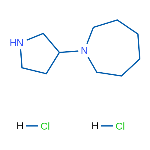 1-(Pyrrolidin-3-yl)azepane dihydrochloride 5g