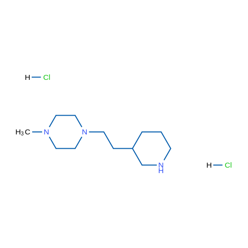 1-Methyl-4-(2-(piperidin-3-yl)ethyl)piperazine dihydrochloride 1g
