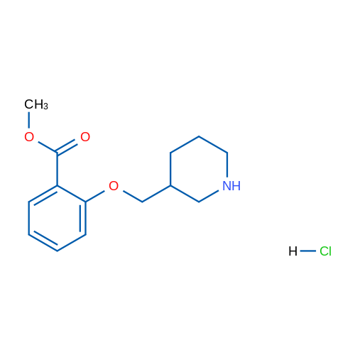 Methyl 2-(piperidin-3-ylmethoxy)benzoate hydrochloride 5g