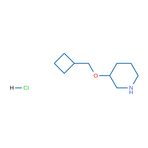 3-(Cyclobutylmethoxy)piperidine hydrochloride 5g