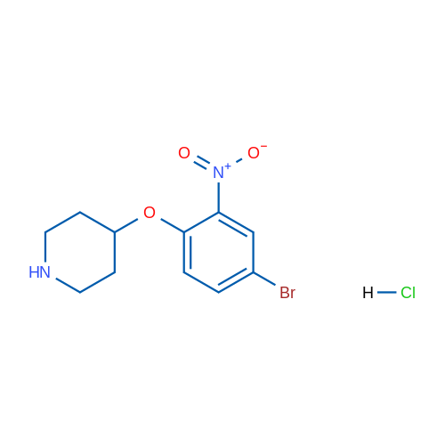 4-(4-Bromo-2-nitrophenoxy)piperidine hydrochloride 5g