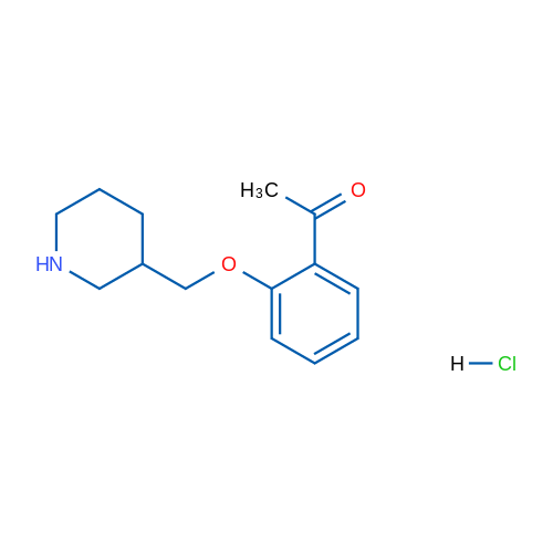 1-(2-(Piperidin-3-ylmethoxy)phenyl)ethanone hydrochloride 1g