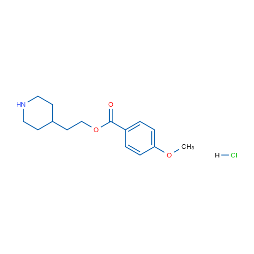 2-(Piperidin-4-yl)ethyl 4-methoxybenzoate hydrochloride 1g