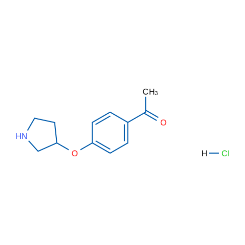 1-(4-(Pyrrolidin-3-yloxy)phenyl)ethanone hydrochloride 5g