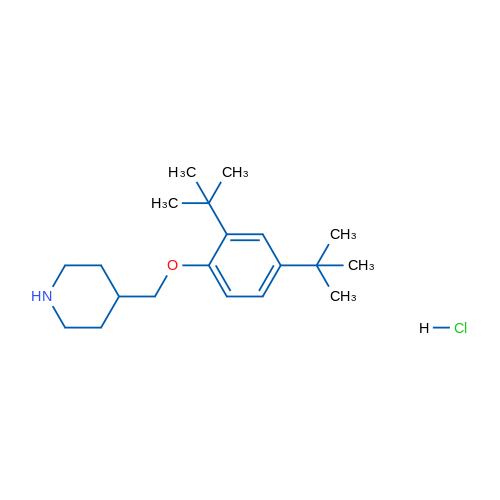 4-((2,4-Di-tert-butylphenoxy)methyl)piperidine hydrochloride 1g