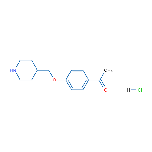 1-(4-(Piperidin-4-ylmethoxy)phenyl)ethanone hydrochloride 1g