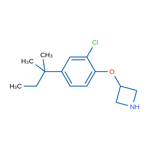 3-(2-Chloro-4-(tert-pentyl)phenoxy)azetidine 5g