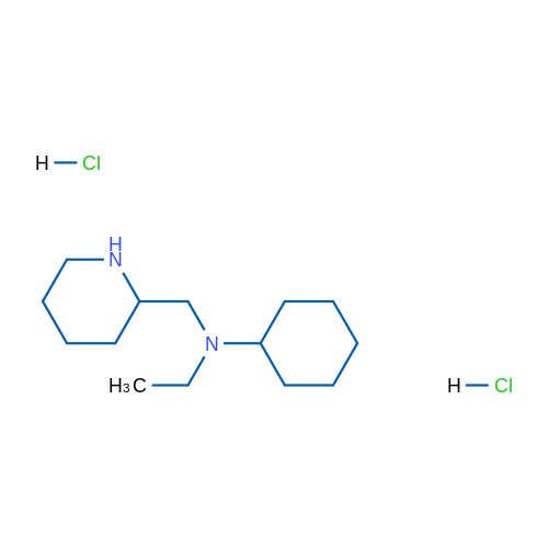 N-Ethyl-N-(piperidin-2-ylmethyl)cyclohexanamine dihydrochloride 5g