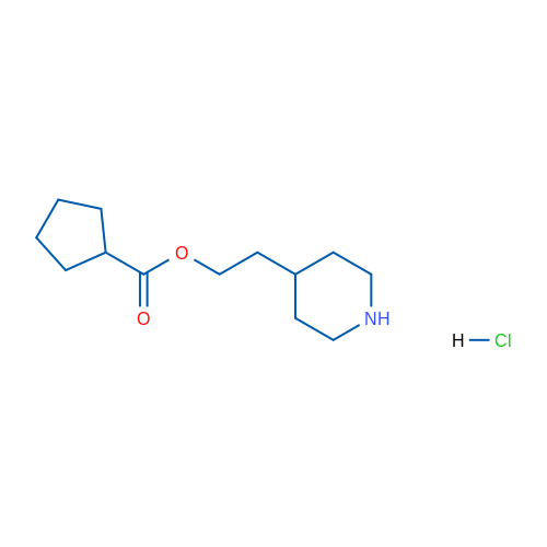 2-(Piperidin-4-yl)ethyl cyclopentanecarboxylate hydrochloride 5g