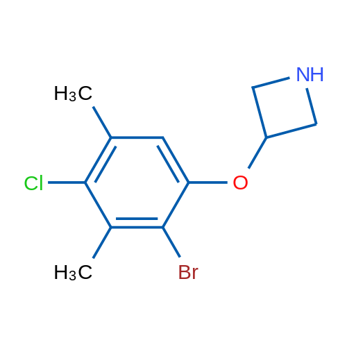 3-(2-Bromo-4-chloro-3,5-dimethylphenoxy)azetidine 1g
