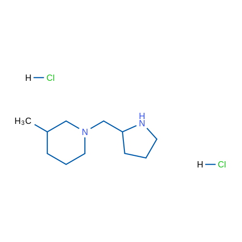3-Methyl-1-(pyrrolidin-2-ylmethyl)piperidine dihydrochloride 5g