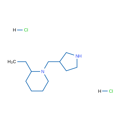 2-Ethyl-1-(pyrrolidin-3-ylmethyl)piperidine dihydrochloride 1g