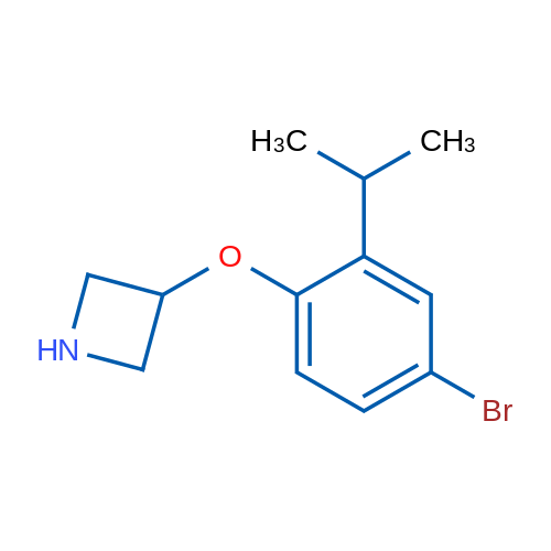 3-(4-Bromo-2-isopropylphenoxy)azetidine 1g