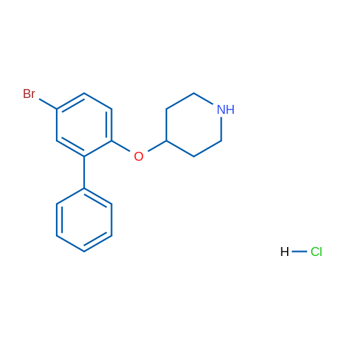 4-((5-Bromo-[1,1'-biphenyl]-2-yl)oxy)piperidine hydrochloride 5g