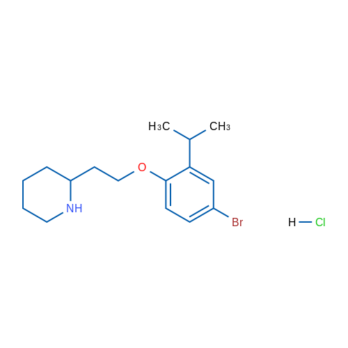 2-(2-(4-Bromo-2-isopropylphenoxy)ethyl)piperidine hydrochloride 5g