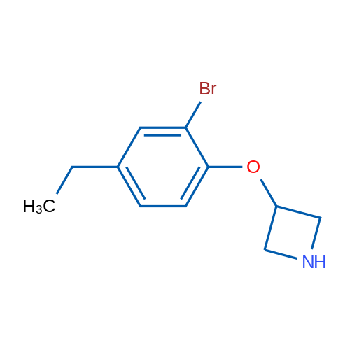 3-(2-Bromo-4-ethylphenoxy)azetidine 5g