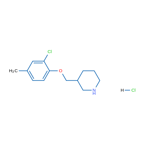 3-((2-Chloro-4-methylphenoxy)methyl)piperidine hydrochloride 1g