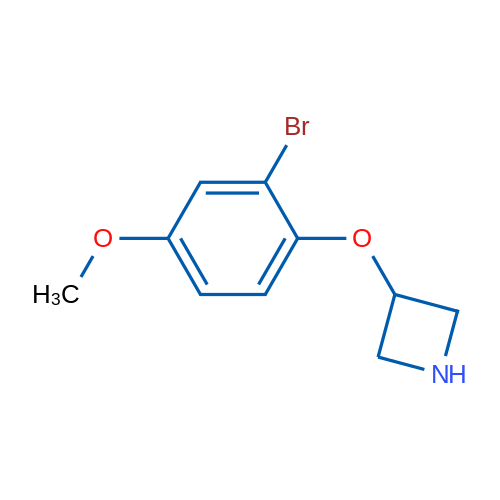 3-(2-Bromo-4-methoxyphenoxy)azetidine 5g