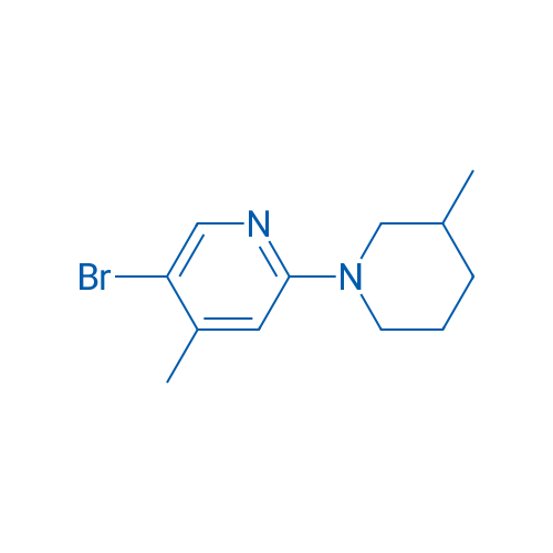 5-Bromo-4-methyl-2-(3-methylpiperidin-1-yl)pyridine 1g
