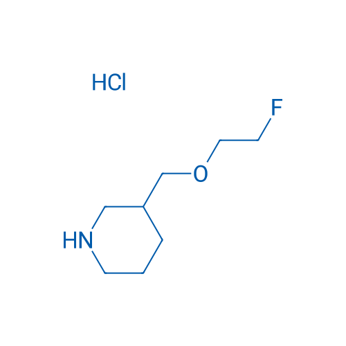 3-((2-Fluoroethoxy)methyl)piperidine hydrochloride 1g