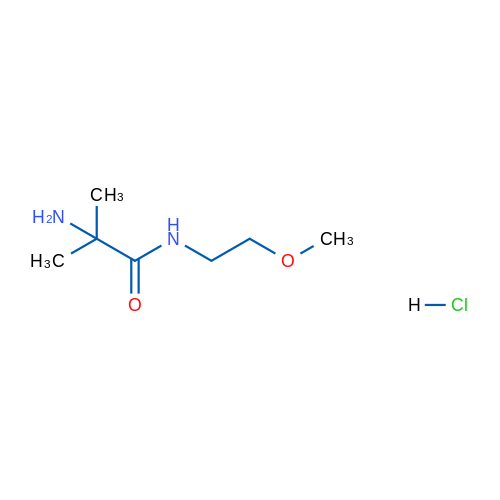 2-Amino-N-(2-methoxyethyl)-2-methylpropanamide hydrochloride 1g
