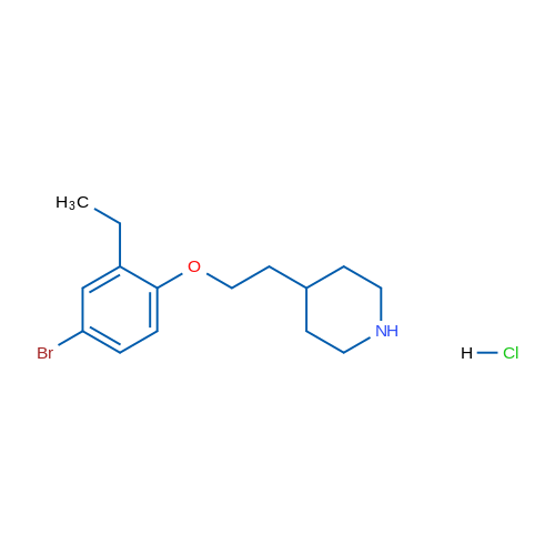 4-(2-(4-Bromo-2-ethylphenoxy)ethyl)piperidine hydrochloride 1g