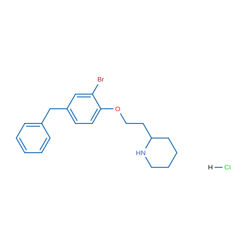 2-(2-(4-Benzyl-2-bromophenoxy)ethyl)piperidine hydrochloride 1g