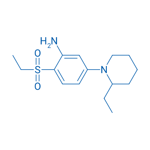 5-(2-Ethylpiperidin-1-yl)-2-(ethylsulfonyl)aniline 1g
