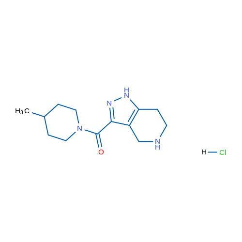 (4-Methylpiperidin-1-yl)(4,5,6,7-tetrahydro-1H-pyrazolo[4,3-c]pyridin-3-yl)methanone hydrochloride 5g