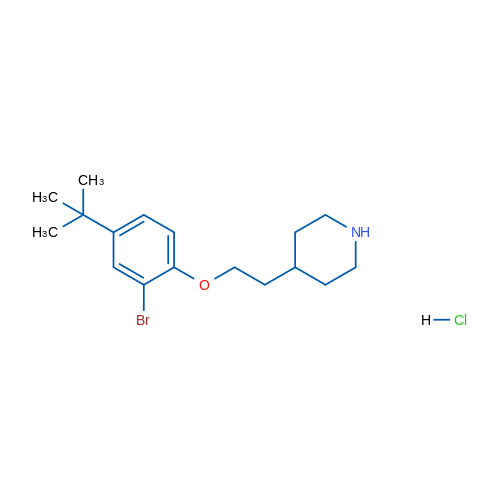 4-(2-(2-Bromo-4-(tert-butyl)phenoxy)ethyl)piperidine hydrochloride 5g