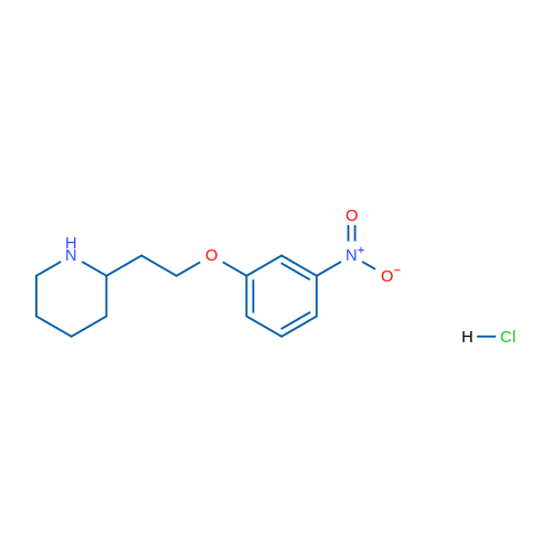 2-(2-(3-Nitrophenoxy)ethyl)piperidine hydrochloride 1g
