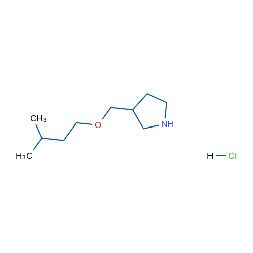 3-((Isopentyloxy)methyl)pyrrolidine hydrochloride 5g