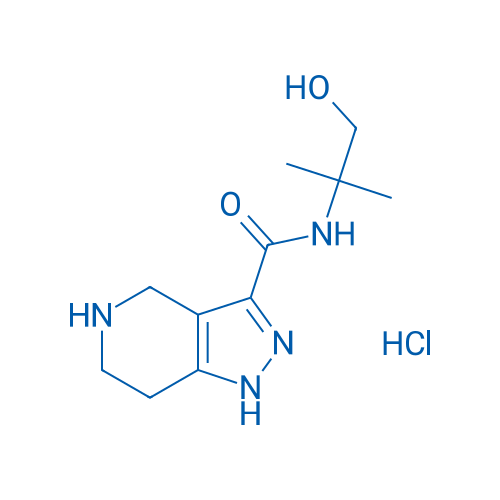 N-(1-Hydroxy-2-methylpropan-2-yl)-4,5,6,7-tetrahydro-1H-pyrazolo[4,3-c]pyridine-3-carboxamide hydrochloride 1g