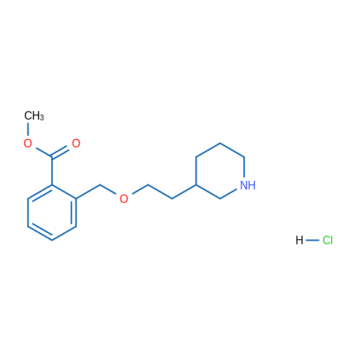 Methyl 2-((2-(piperidin-3-yl)ethoxy)methyl)benzoate hydrochloride 1g
