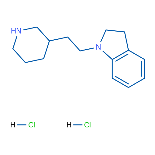 1-(2-(Piperidin-3-yl)ethyl)indoline dihydrochloride 5g