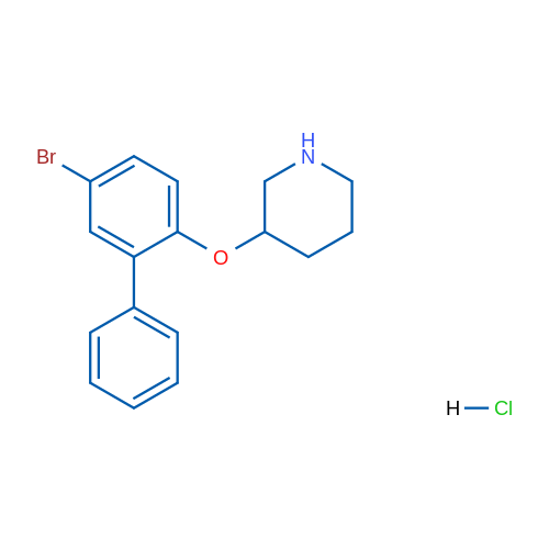 3-((5-Bromo-[1,1'-biphenyl]-2-yl)oxy)piperidine hydrochloride 5g