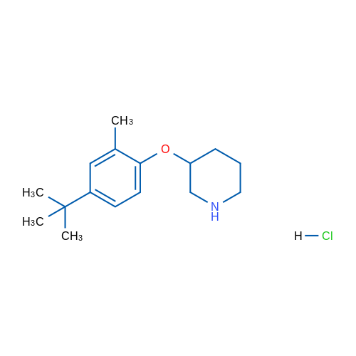 3-(4-(tert-Butyl)-2-methylphenoxy)piperidine hydrochloride 1g