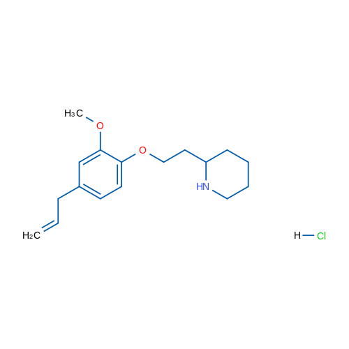 2-(2-(4-Allyl-2-methoxyphenoxy)ethyl)piperidine hydrochloride 1g