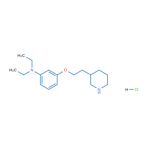 N,N-Diethyl-3-(2-(piperidin-3-yl)ethoxy)aniline hydrochloride 1g
