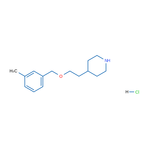4-(2-((3-Methylbenzyl)oxy)ethyl)piperidine hydrochloride 5g