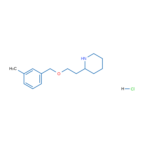 2-(2-((3-Methylbenzyl)oxy)ethyl)piperidine hydrochloride 1g