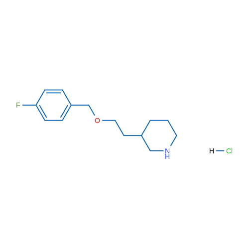3-(2-((4-Fluorobenzyl)oxy)ethyl)piperidine hydrochloride 5g